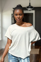 Style Confidence - Ivory Dolman-Boutique Simplified-Urban Threadz Boutique, Women's Fashion Boutique in Saugatuck, MI