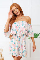 That's the Way It Should Be Floral Dress-Dresses-Ave Shops-Urban Threadz Boutique, Women's Fashion Boutique in Saugatuck, MI