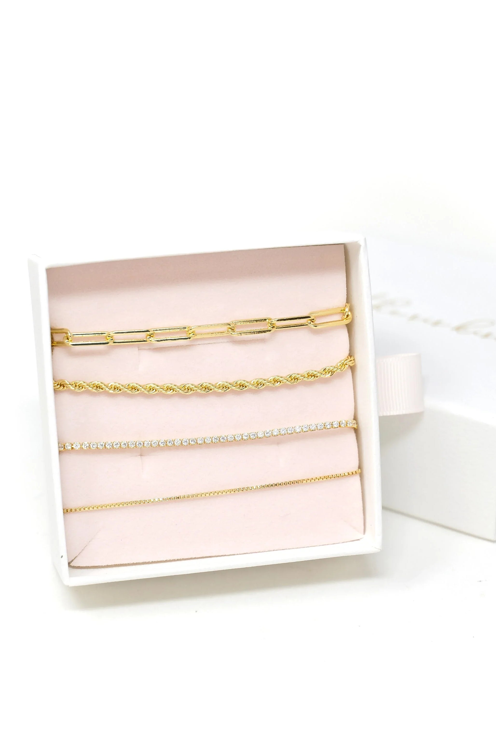 The Essentials Bracelets Layering Set-Necklaces-The Sis Kiss-Urban Threadz Boutique, Women's Fashion Boutique in Saugatuck, MI