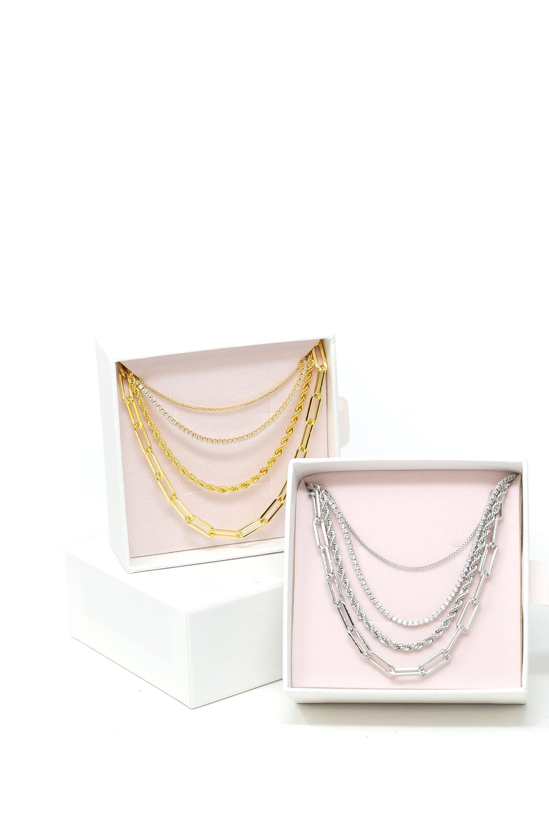 The Essentials Layering Set-Necklaces-The Sis Kiss®-Urban Threadz Boutique, Women's Fashion Boutique in Saugatuck, MI