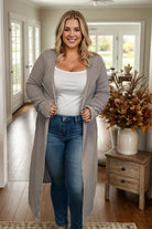 The Perfect Outing - Mocha Cardigan-Cardigans-Boutique Simplified-Urban Threadz Boutique, Women's Fashion Boutique in Saugatuck, MI