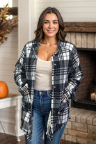 Thought You Should Know - Flannel-Long Sleeves-Boutique Simplified-Urban Threadz Boutique, Women's Fashion Boutique in Saugatuck, MI