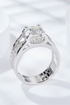 Made To Shine 1 Carat Moissanite Ring-Trendsi-Urban Threadz Boutique, Women's Fashion Boutique in Saugatuck, MI