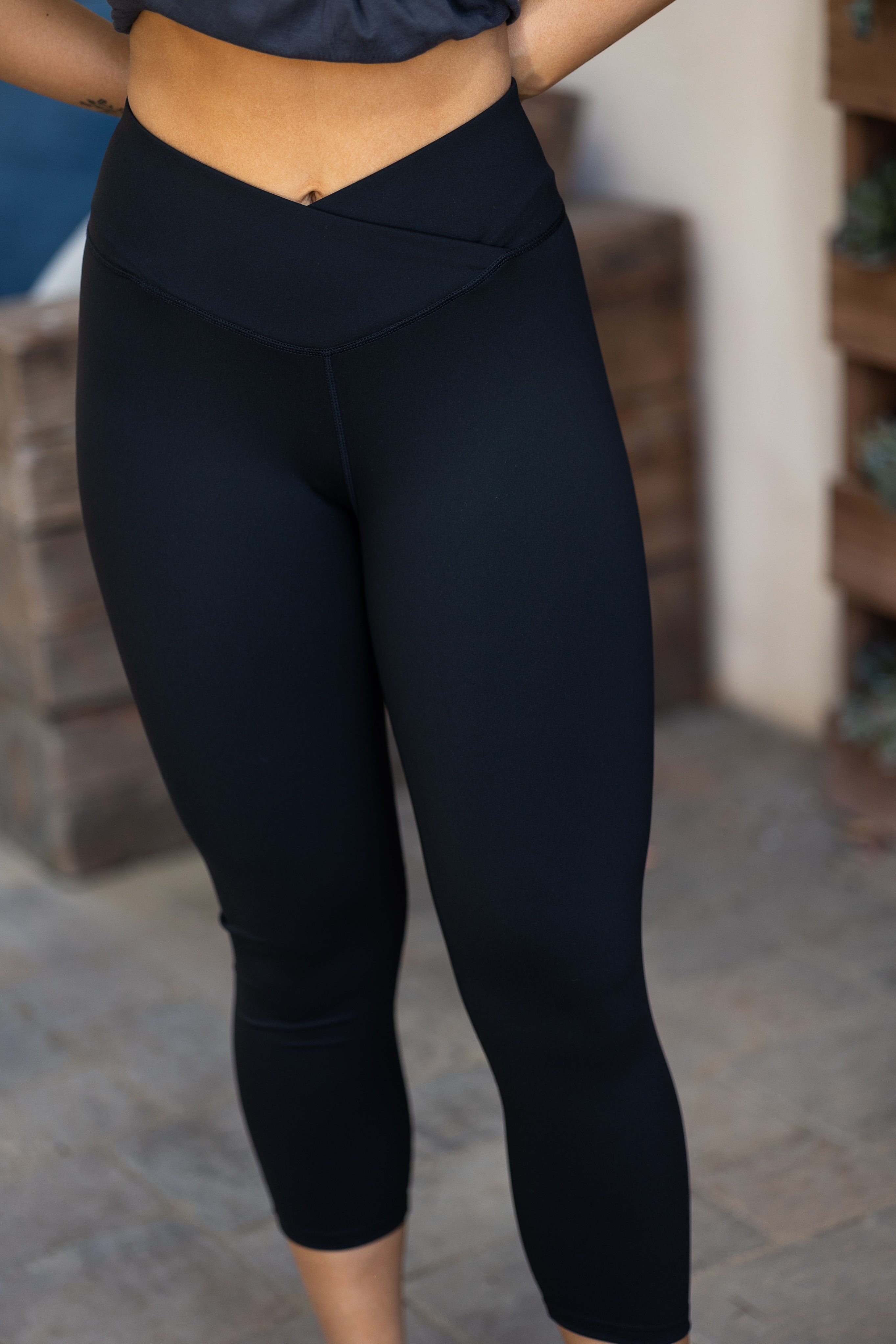 Perfect Curves Crop Leggings-Giftmas-Boutique Simplified-Urban Threadz Boutique, Women's Fashion Boutique in Saugatuck, MI