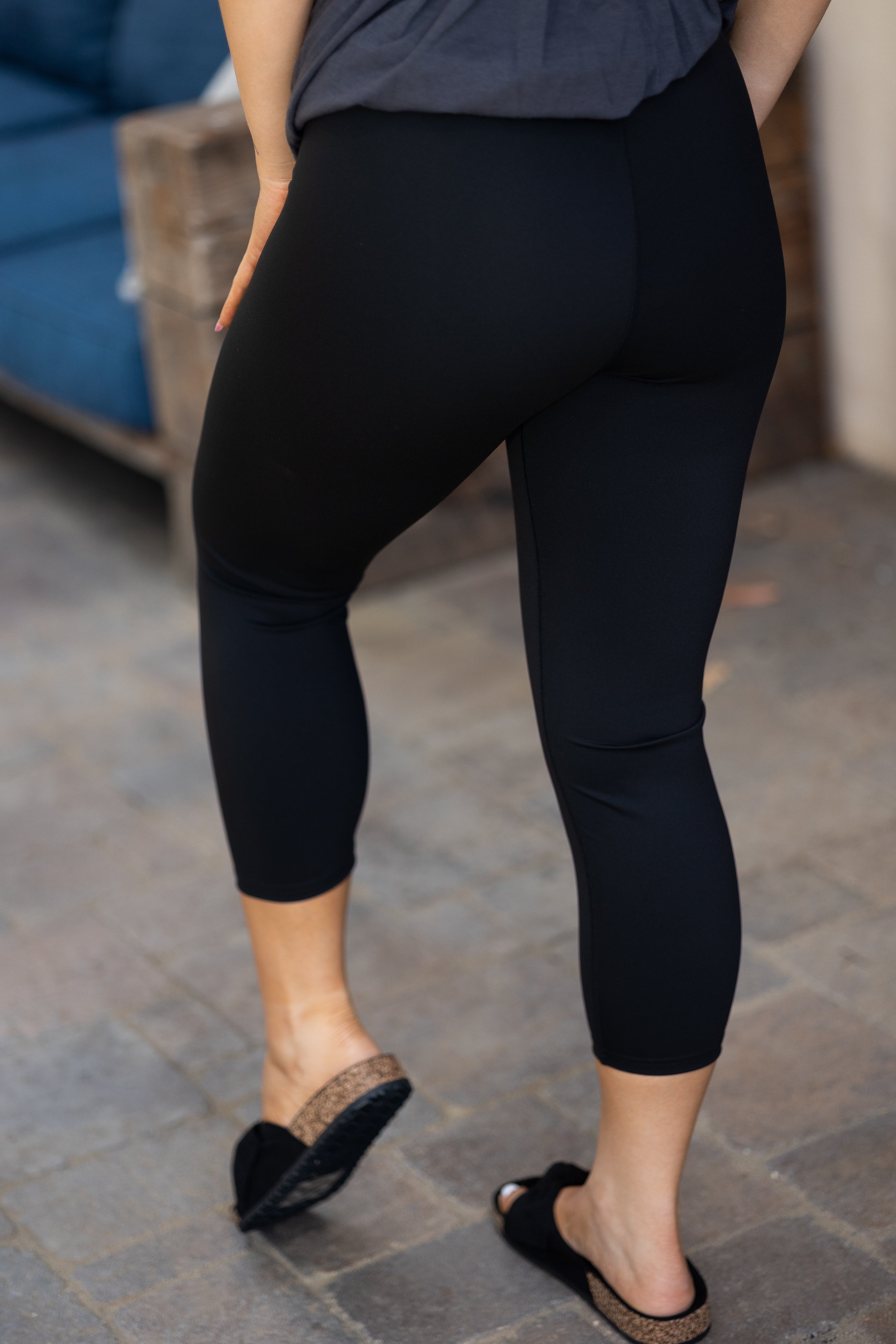 Perfect Curves Crop Leggings-Giftmas-Boutique Simplified-Urban Threadz Boutique, Women's Fashion Boutique in Saugatuck, MI