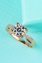 1 Carat Moissanite Ring-Trendsi-Urban Threadz Boutique, Women's Fashion Boutique in Saugatuck, MI