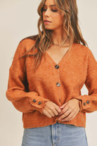 MABLE Long Sleeve Button Down Sweater Cardigan-Cardigans-Trendsi-Urban Threadz Boutique, Women's Fashion Boutique in Saugatuck, MI