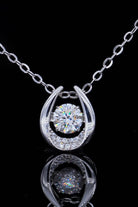 Moissanite Zircon Pendant Necklace-Trendsi-Urban Threadz Boutique, Women's Fashion Boutique in Saugatuck, MI