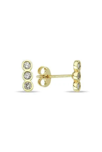 Loverly Crystal Bar Earrings-JEWELRY-The Sis Kiss®-Urban Threadz Boutique, Women's Fashion Boutique in Saugatuck, MI