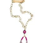 Rose Seed Bead Teardrop Necklace-Necklaces-Pink Panache Brands-Urban Threadz Boutique, Women's Fashion Boutique in Saugatuck, MI
