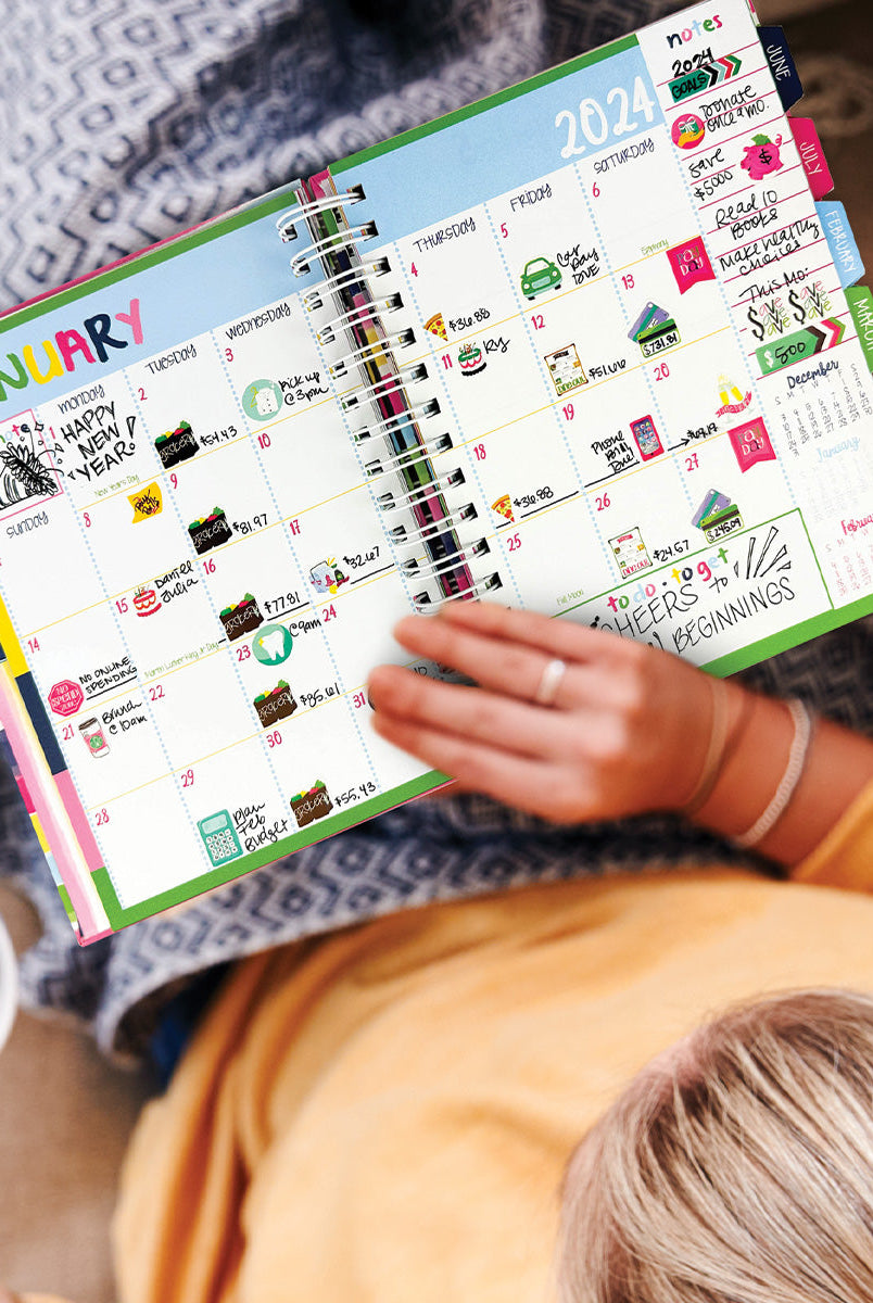NEW! Dream Gift Planner Bundle | 2024-25 Reminder Binder® Planner | [2] Planner Pads, Pocket Notebook & Mini Desktop Calendar-Planners-Denise Albright®-Urban Threadz Boutique, Women's Fashion Boutique in Saugatuck, MI