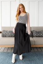 Timeless Tale Maxi Skirt in Black-Maxi Dresses-Ave Shops-Urban Threadz Boutique, Women's Fashion Boutique in Saugatuck, MI