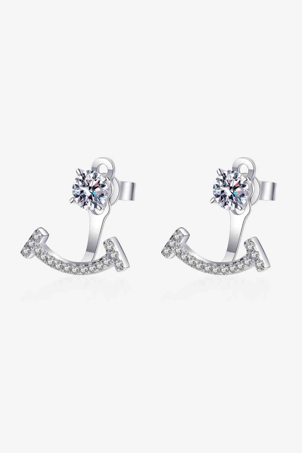 Two Ways To Wear Moissanite Earrings-Earrings-Trendsi-Urban Threadz Boutique, Women's Fashion Boutique in Saugatuck, MI