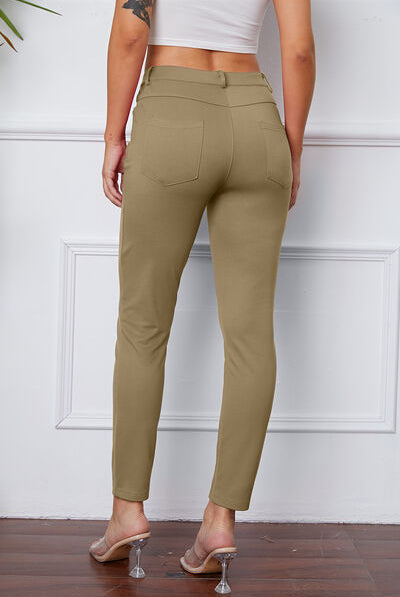 StretchyStitch Pants by Basic Bae-Pants-Trendsi-Urban Threadz Boutique, Women's Fashion Boutique in Saugatuck, MI